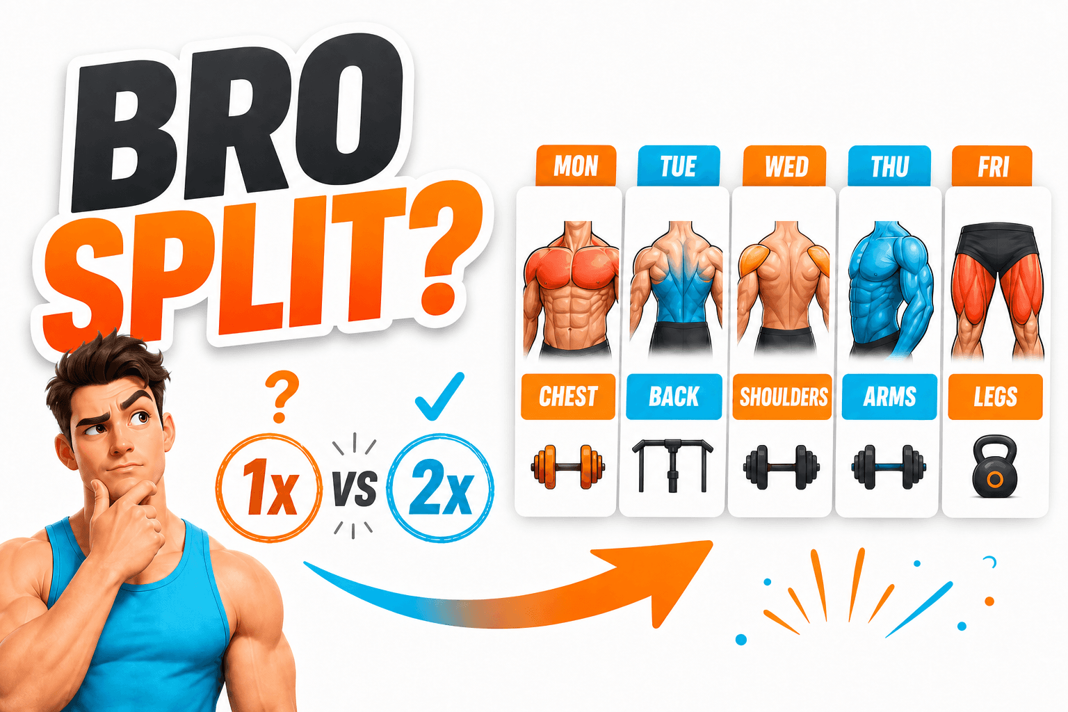 Bro Split Workout Routine: Does One Muscle Per Day Work?