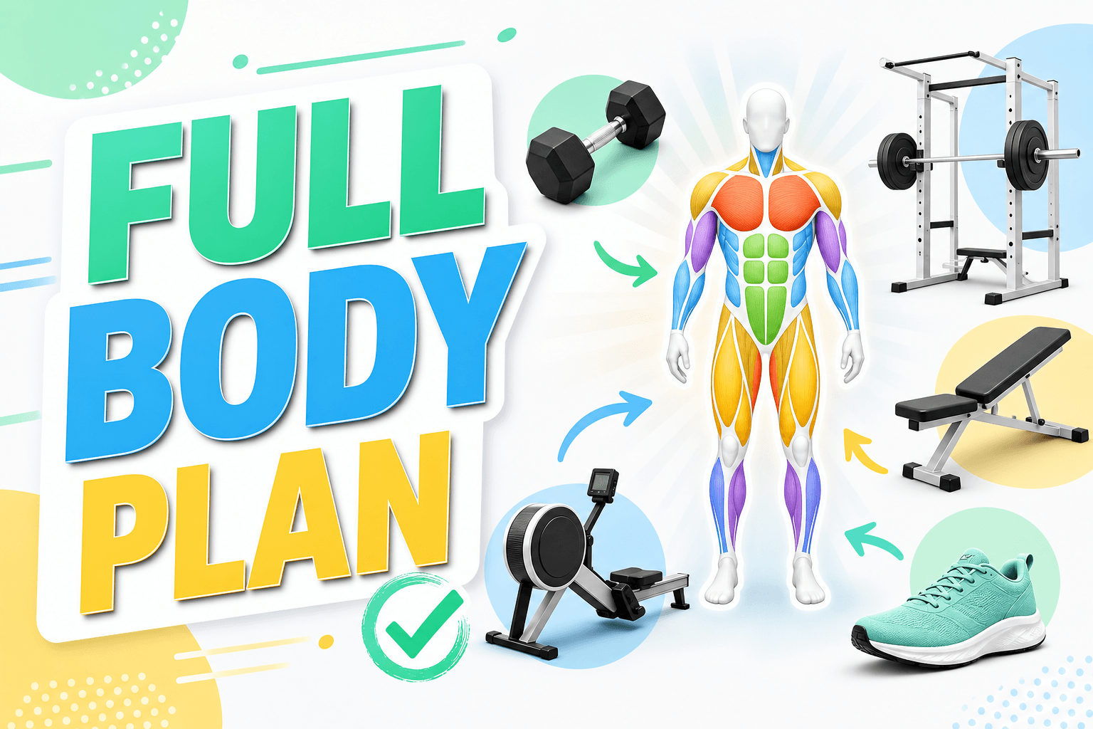 Full Body Workout Plan: Train 2, 3, or 4 Days a Week