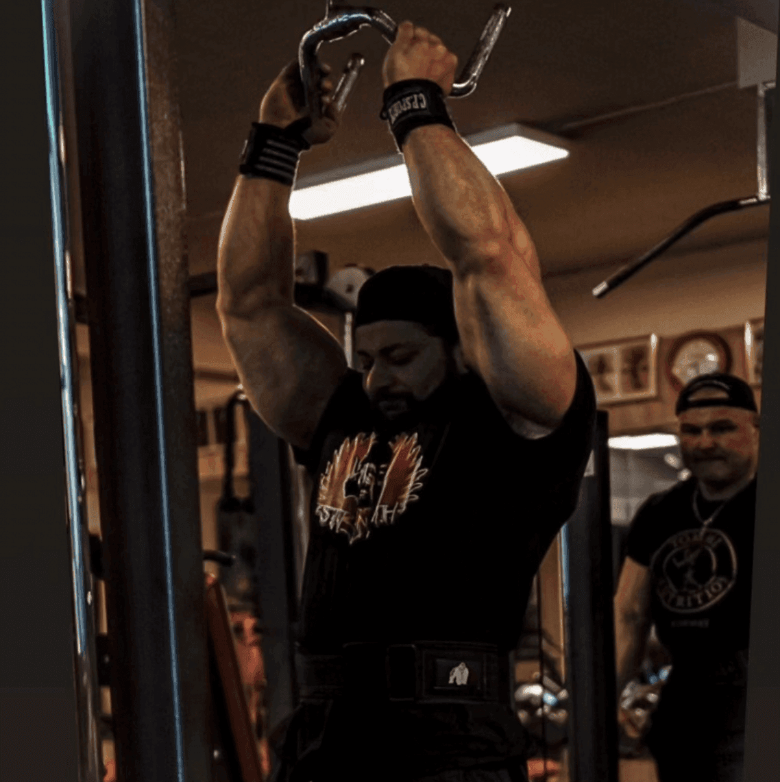 Ahmad Dokhy IFBB Pro bodybuilder training in Oslo