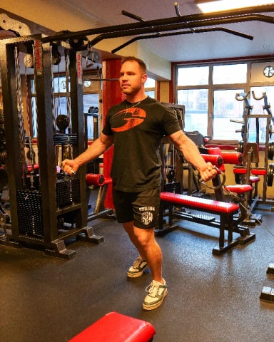 Low Cable Chest Fly exercise demonstration