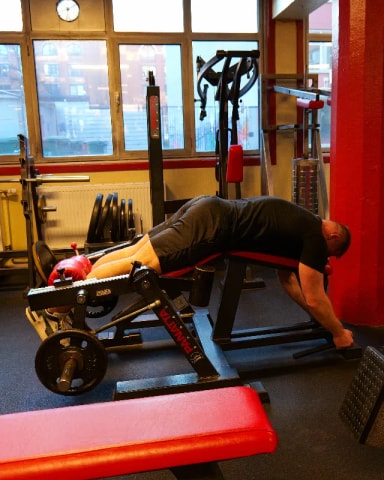 Lying Leg Curl exercise demonstration