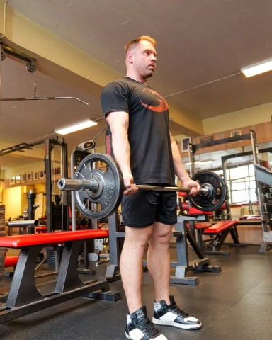 Barbell Curl exercise demonstration
