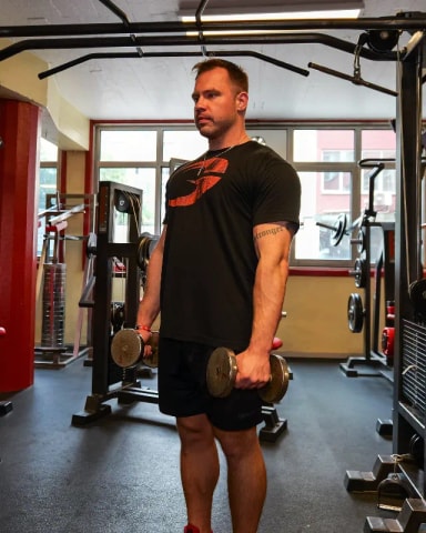 Hammer Curl exercise demonstration