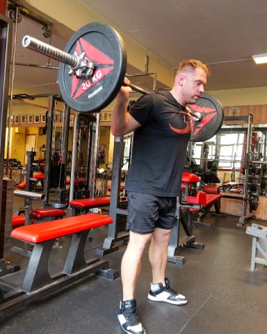 Barbell Squats exercise demonstration