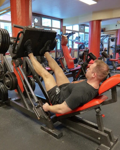 Leg Press exercise demonstration
