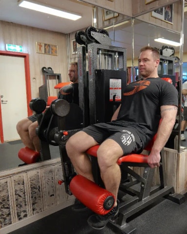 Leg Extension exercise demonstration