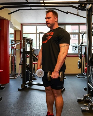 Dumbbell Lateral Raise exercise demonstration