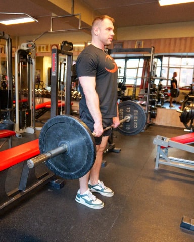 Stiff Legs Deadlift exercise demonstration