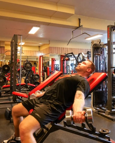 Incline Dumbbell Curl exercise demonstration