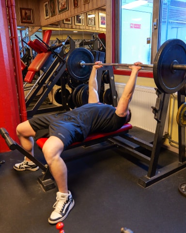 Barbell Bench Press exercise demonstration